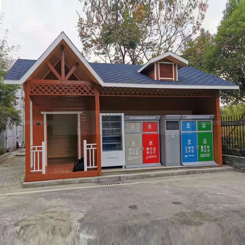 社區(qū)垃圾分類亭常用功能有哪些？可向智能化垃圾亭拓展嗎？配圖二